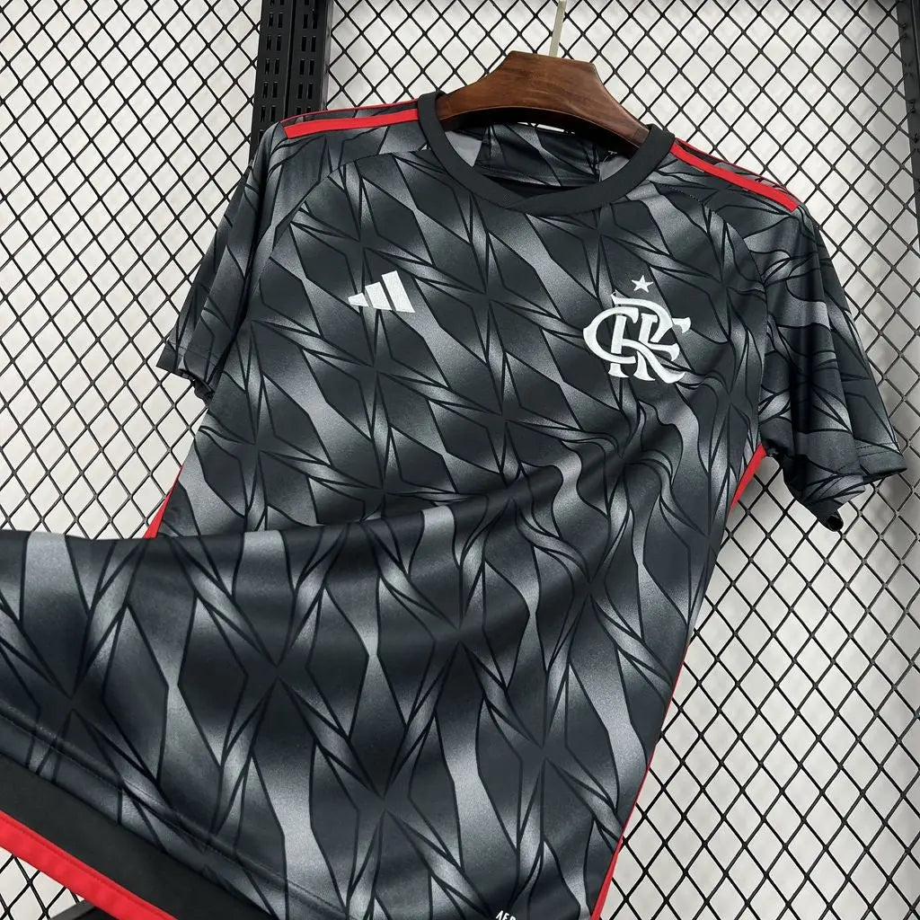 25/16 Maillot du FLAMENGO Noir/Rouge