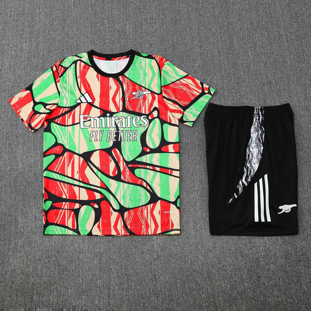 Ensemble Arsenal Vert/Rouge