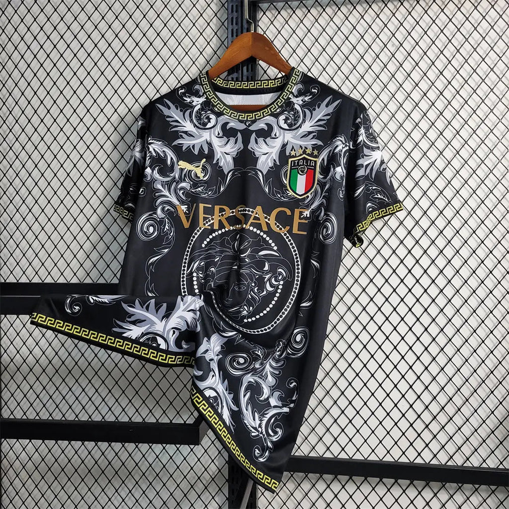MAILLOT ITALIE VERSACE NOIR 2023/2024