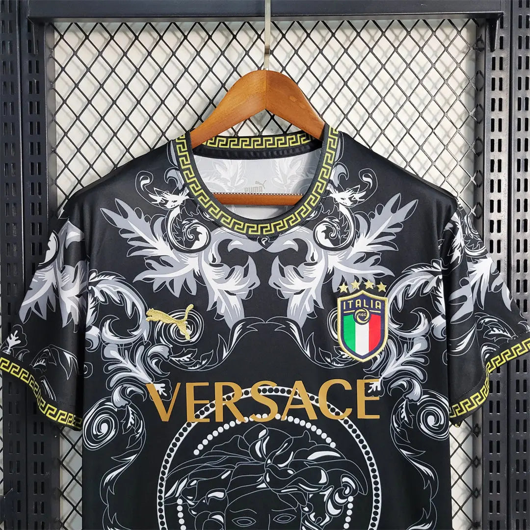 MAILLOT ITALIE VERSACE NOIR 2023/2024