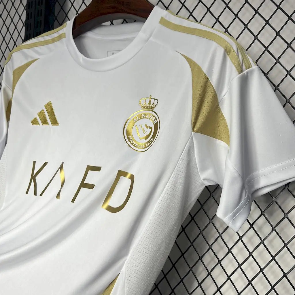 24/25 Maillot Third AL NASSR Blanc/Or