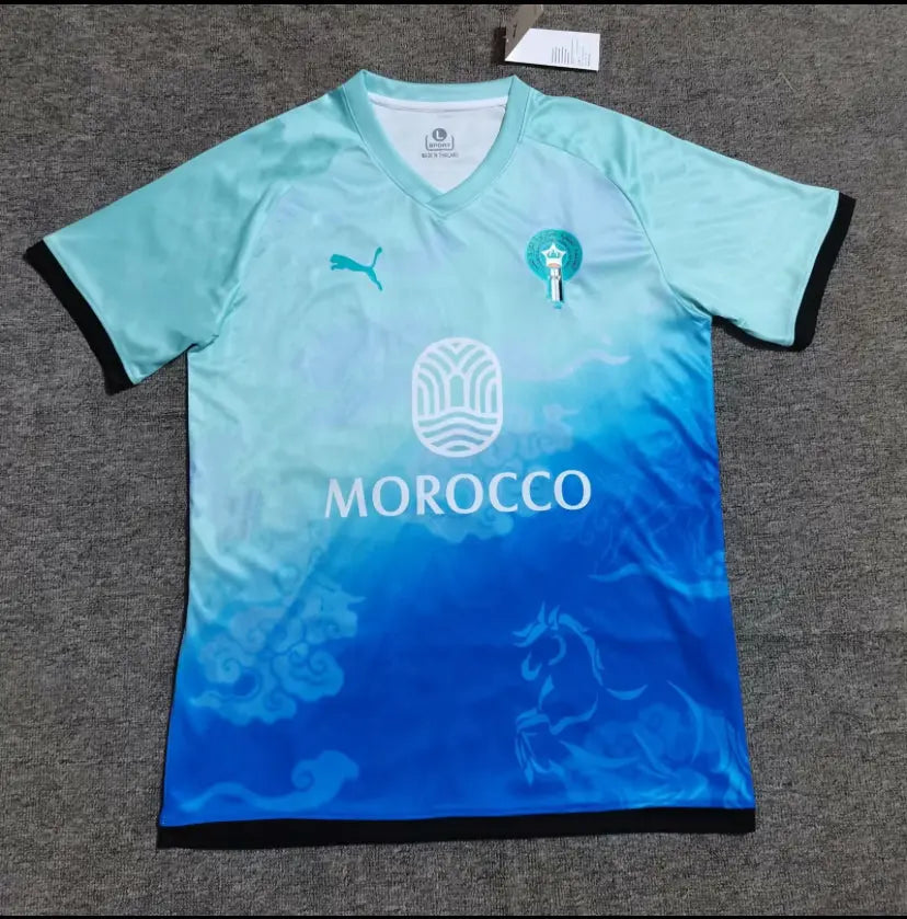 Concept Maillot Maroc 24/25 Bleu clair/Foncé