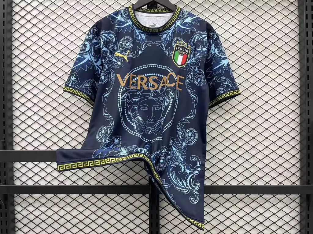MAILLOT ITALIE VERSACE BLEU 2023/2024