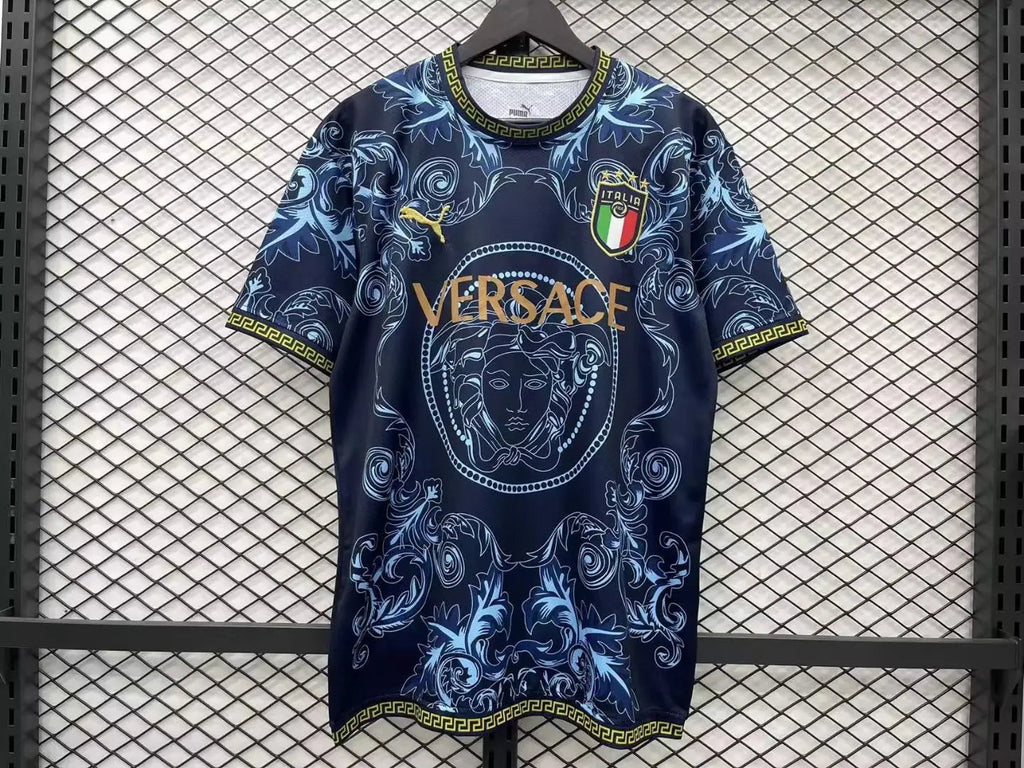MAILLOT ITALIE VERSACE BLEU 2023/2024