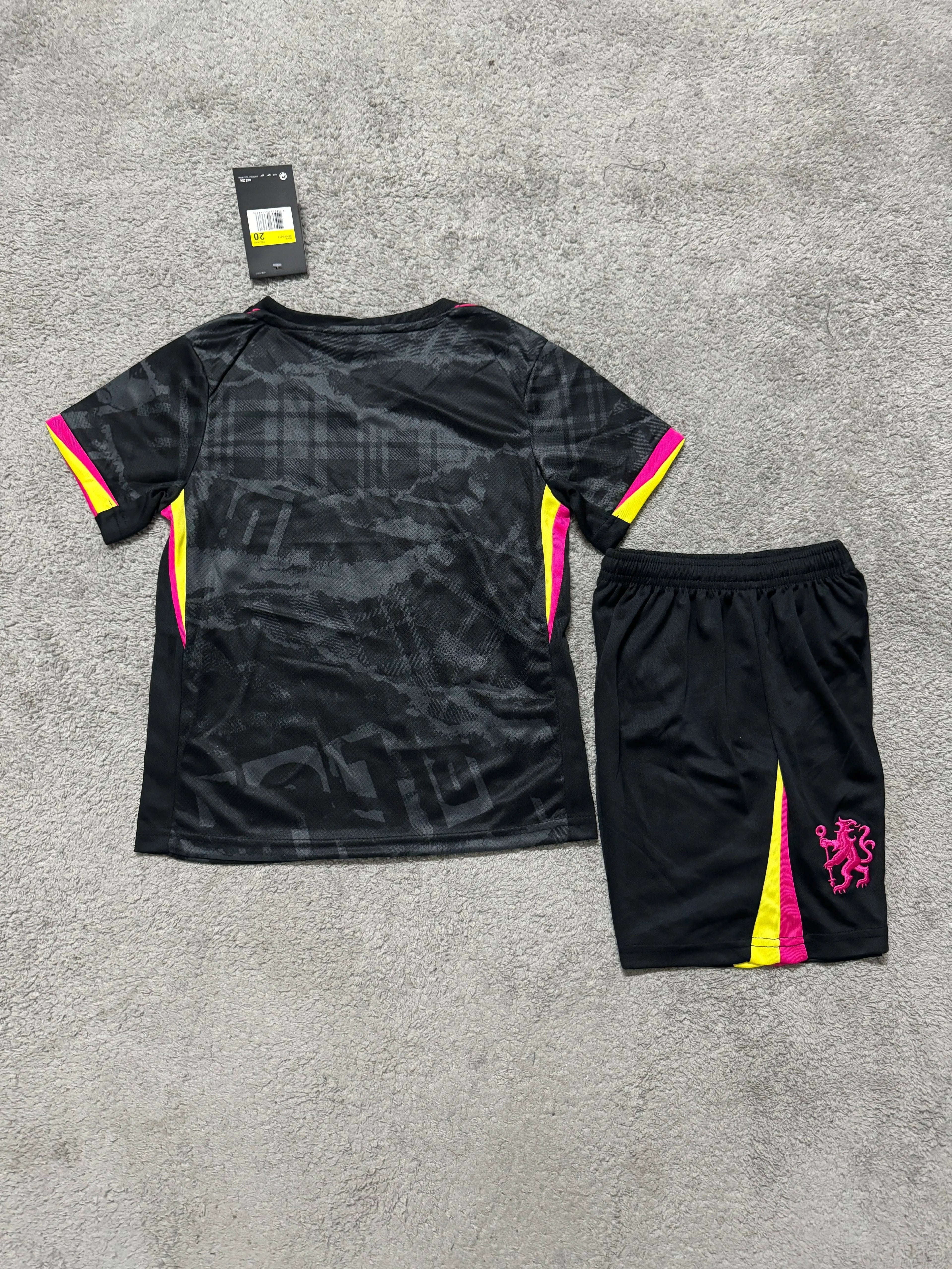 Ensemble chelsea rose/noir/jaune 24/25