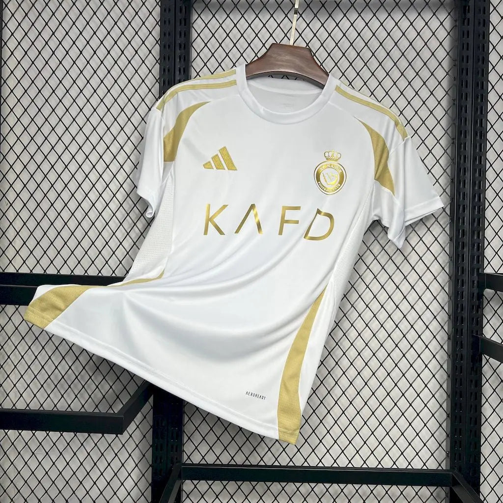 24/25 Maillot Third AL NASSR Blanc/Or