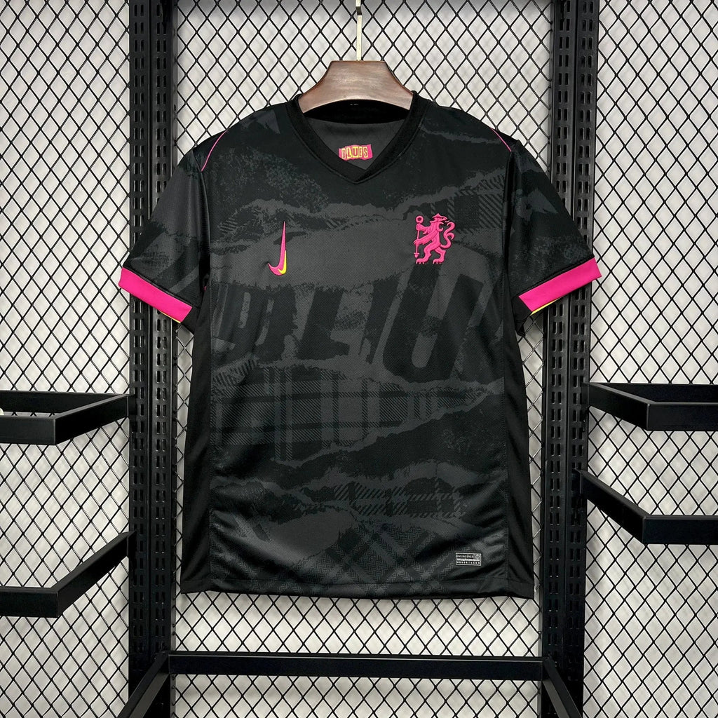 24/25 Maillot Third de CHELSEA Rose/Noir