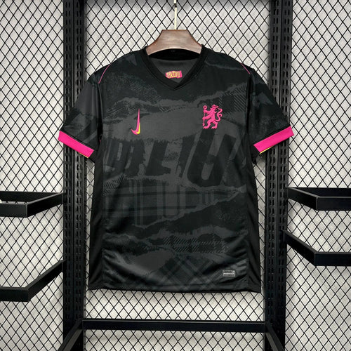 24/25 Maillot Third de CHELSEA Rose/Noir