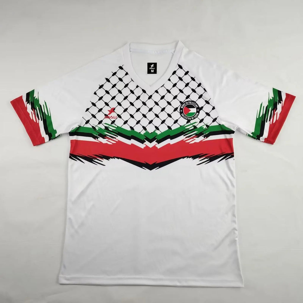 2024 Maillot Adulte - Blanc PALESTINE