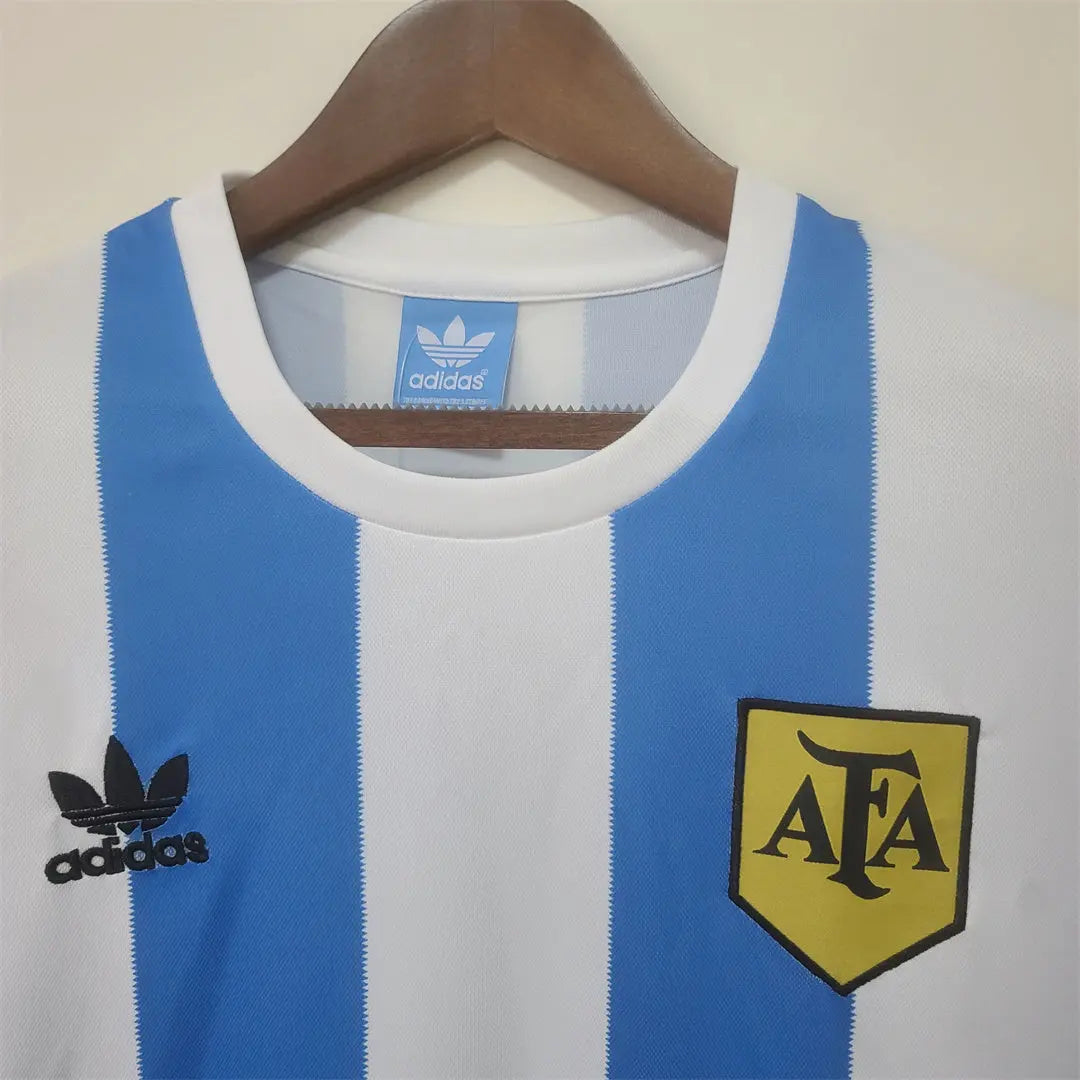 MAILLOT ARGENTINE DOMICILE 1978 MANCHES LONGUES