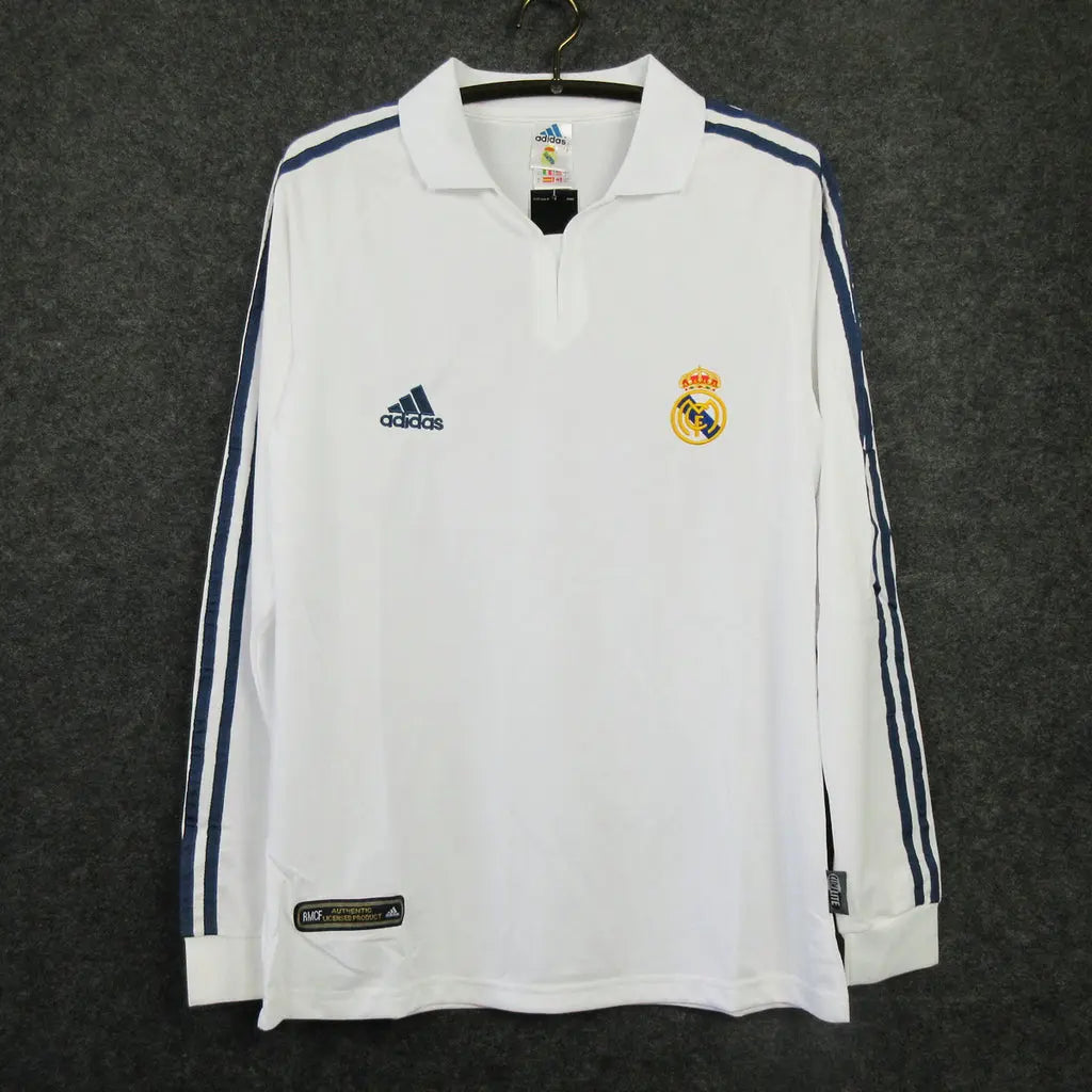MAILLOT RETRO REAL MADRID DOMICILE 2001/2002