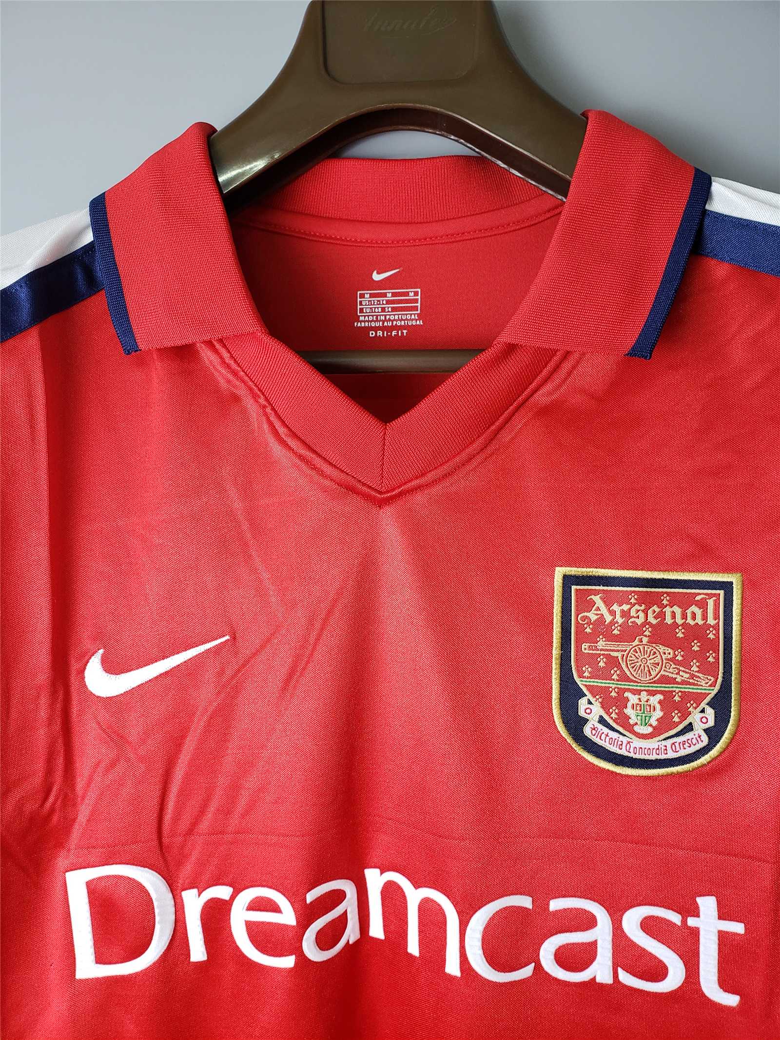 MAILLOT ARSENAL DOMICILE 2000/2001