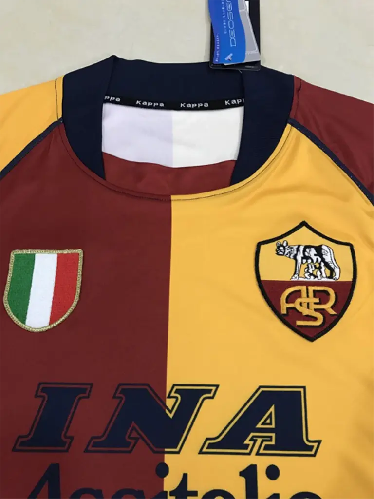 MAILLOT RETRO AS ROMA DOMICILE 2000