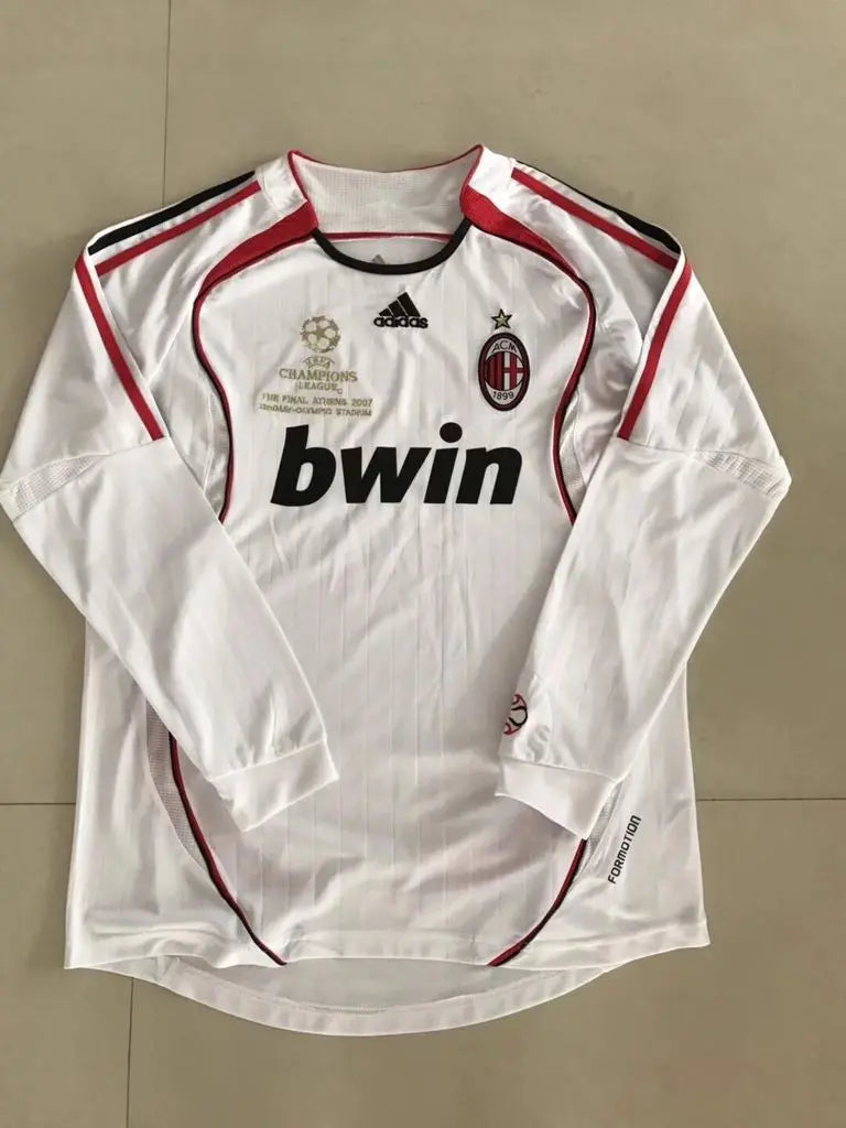 MAILLOT RETRO AC MILAN EXTÉRIEUR 2006/2007 VERSION MANCHES LONGUES