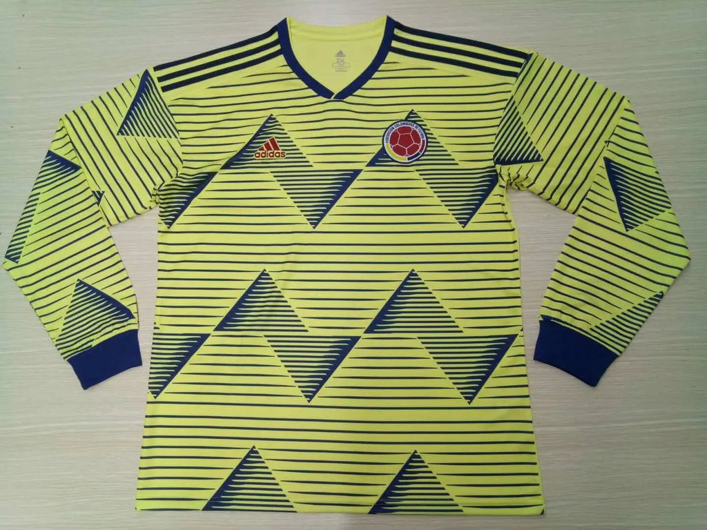 MAILLOT COLOMBIE DOMICILE 2019 VERSION MANCHES LONGUES