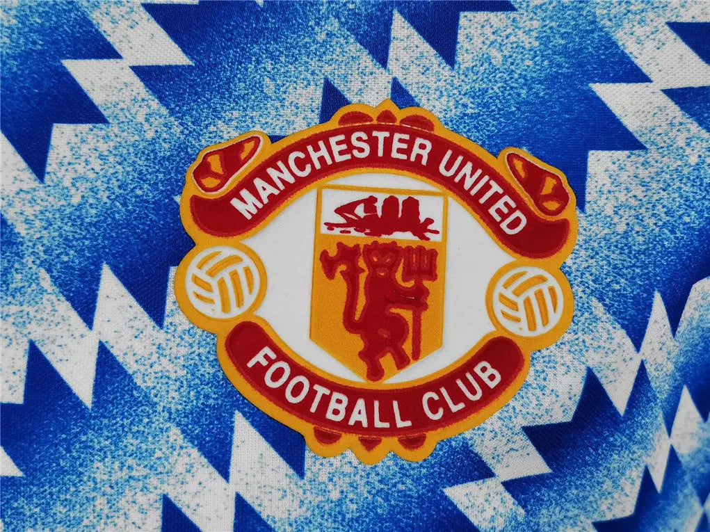MAILLOT MANCHESTER UNITED 1990/1992 VERSION MANCHES LONGUES