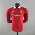 MAILLOT MANCHESTER UNITED DOMICILE 2022/20223 VERSION MANCHES LONGUES