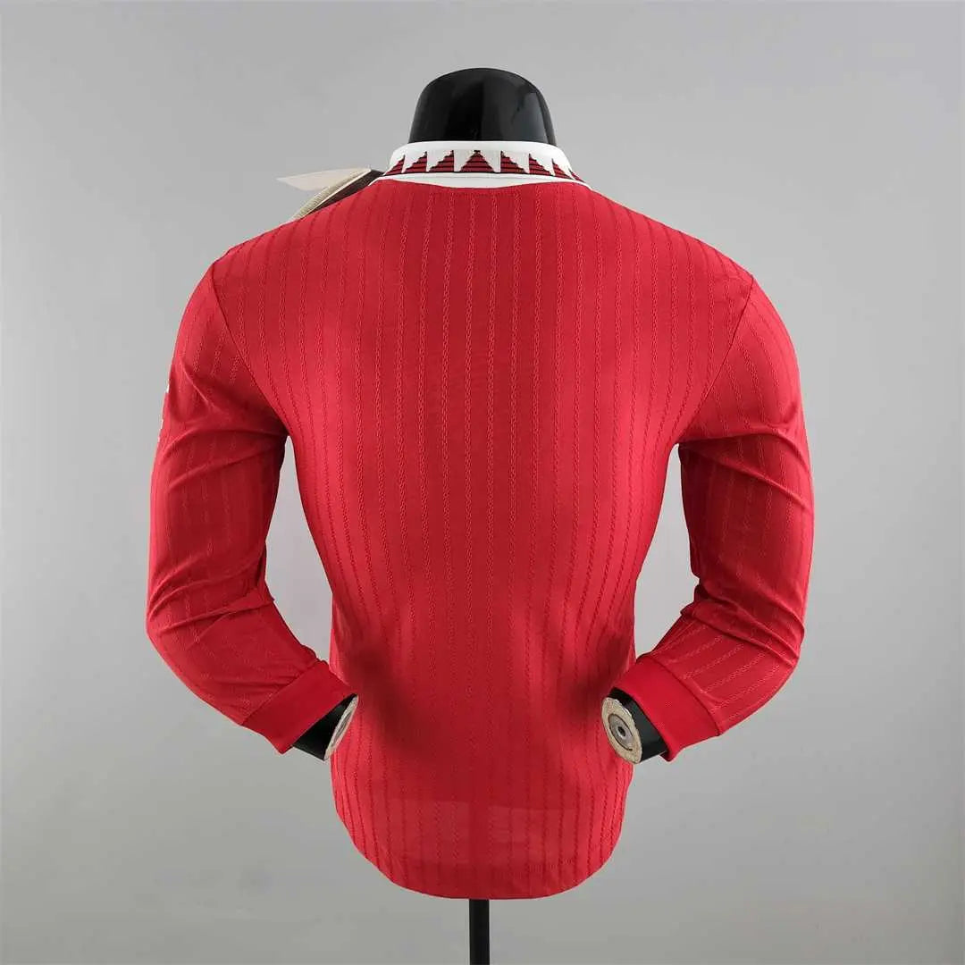 MAILLOT MANCHESTER UNITED DOMICILE 2022/20223 VERSION MANCHES LONGUES