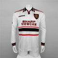 MAILLOT MANCHESTER UNITED EXTÉRIEUR 1998/1999 VERSION MANCHES LONGUES