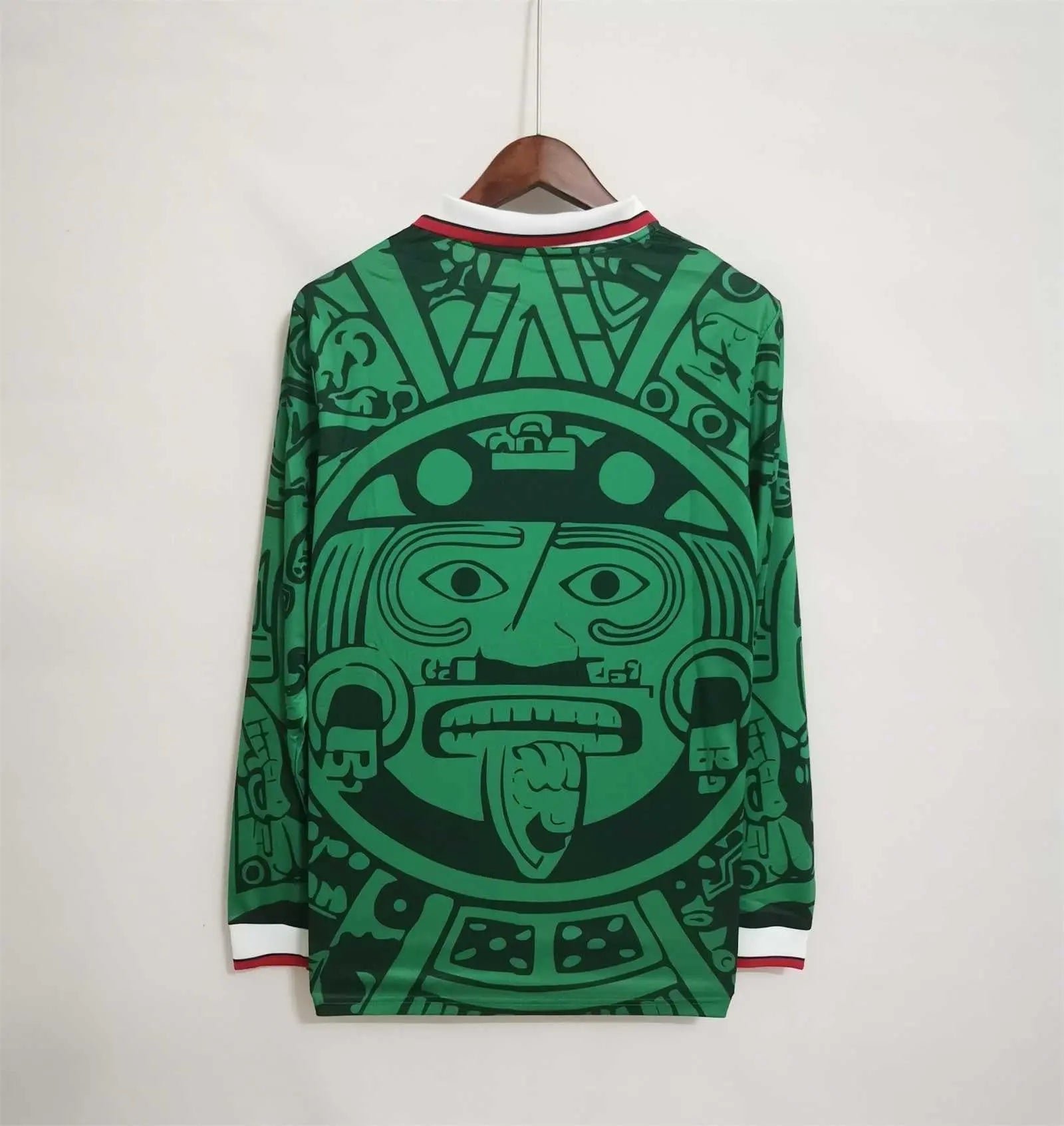 MAILLOT MEXIQUE DOMICILE 1998 VERSION MANCHES LONGUES