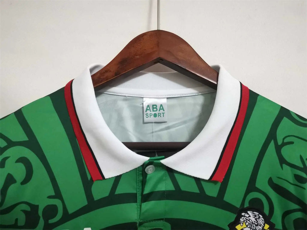 MAILLOT MEXIQUE DOMICILE 1998 VERSION MANCHES LONGUES