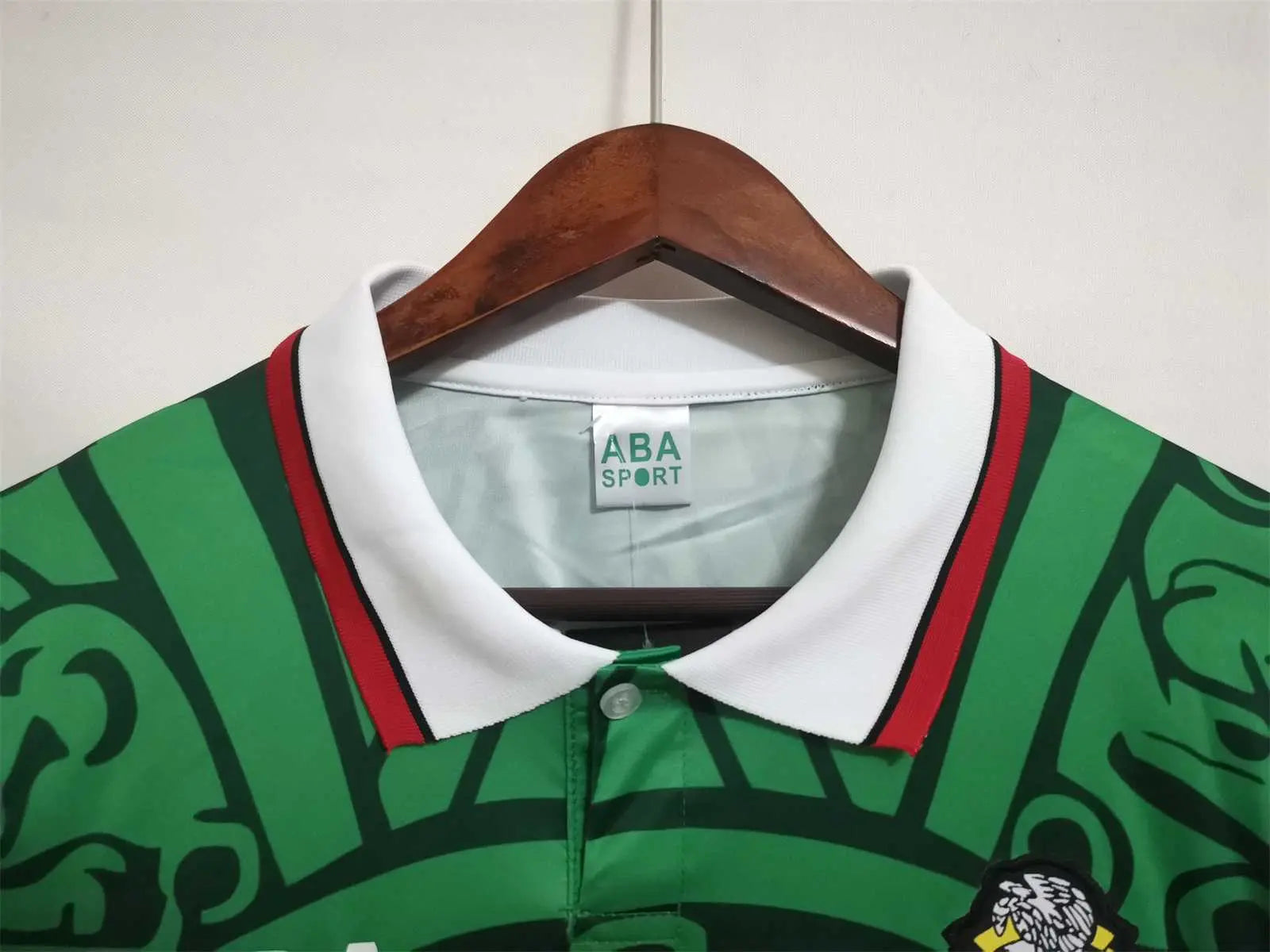 MAILLOT MEXIQUE DOMICILE 1998 VERSION MANCHES LONGUES