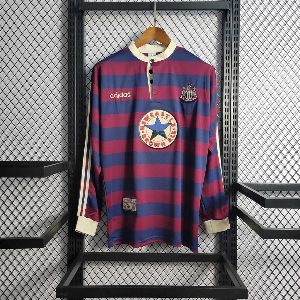 MAILLOT NEWCASTLE EXTÉRIEUR 1995/1996 VERSION MANCHES LONGUES