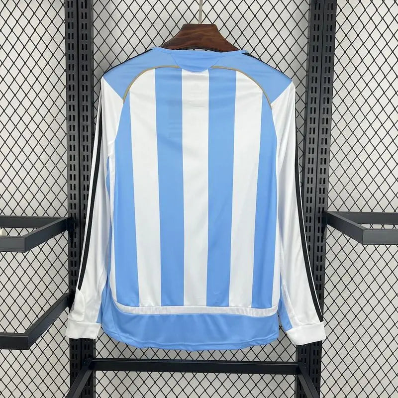MAILLOT RETRO ARGENTINE DOMICILE 2006 VERSION MANCHES LONGUES