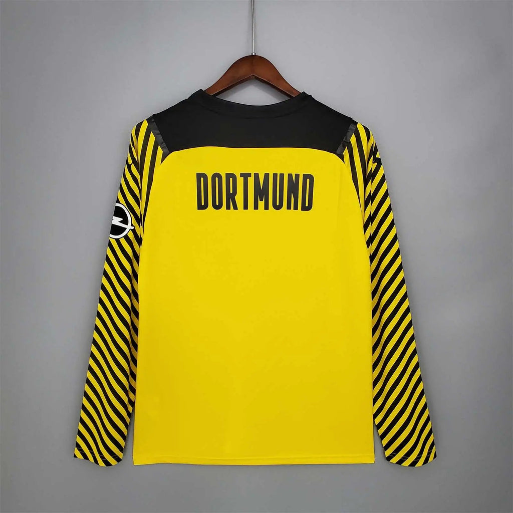 MAILLOT DORTMUND DOMICILE 2021/2022 MANCHES LONGUES