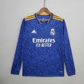 MAILLOT REAL MADRID 2021/2022 VERSION MANCHES LONGUES