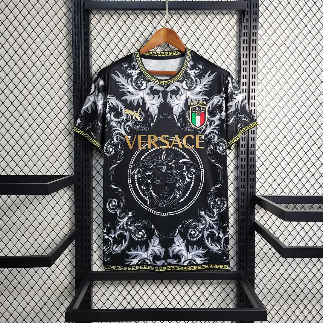MAILLOT ITALIE VERSACE NOIR 2023/2024