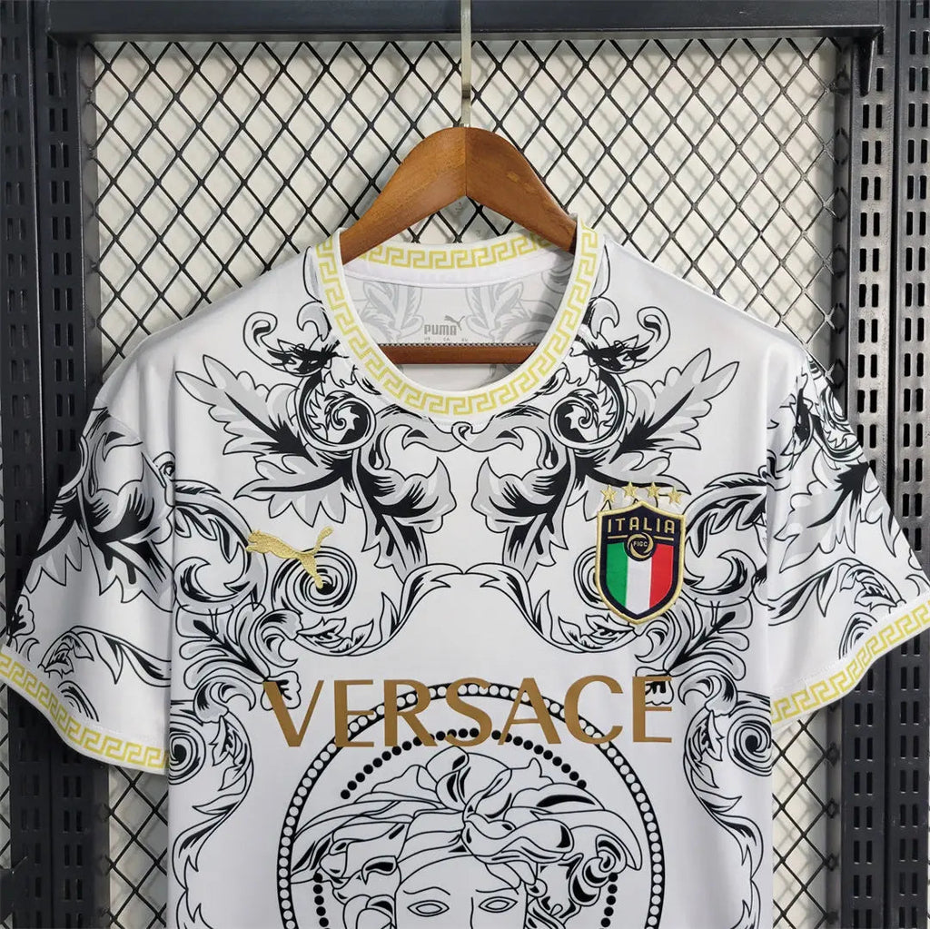 MAILLOT ITALIE VERSACE BLANC 2023/2024