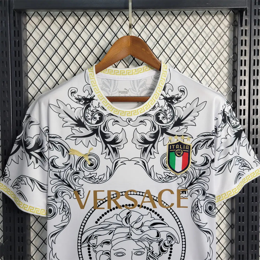 MAILLOT ITALIE VERSACE BLANC 2023/2024